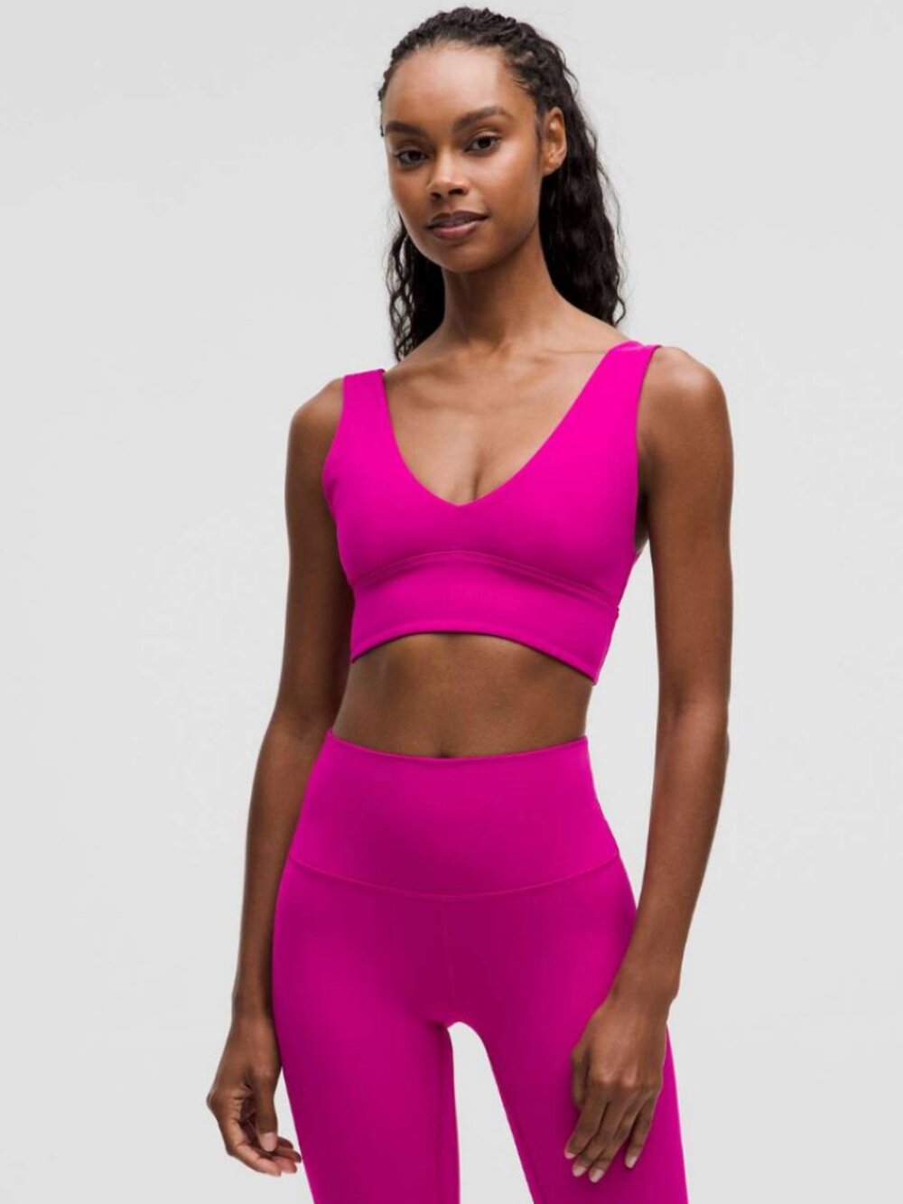 Align V-Neck Bra, Light Support, Ripened Raspberry
